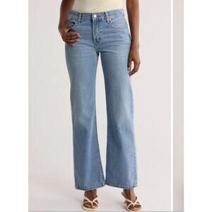 NEW Etica Anthropologie Amis High Waist Relaxed Bootcut Jean in Atwater